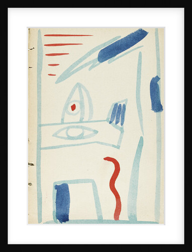 Illustration for The Mares milk by David Burlyuk and others, 1914 by Vladimir Davidovich Burliuk
