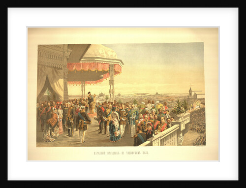 Public festivities following the coronation of Emperor Alexander III on Khodynka Field by Vladimir Yegorovich Makovsky