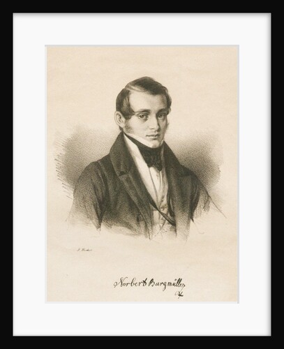 Portrait of the Composer Norbert Burgmüller, 1836 by Jakob Becker