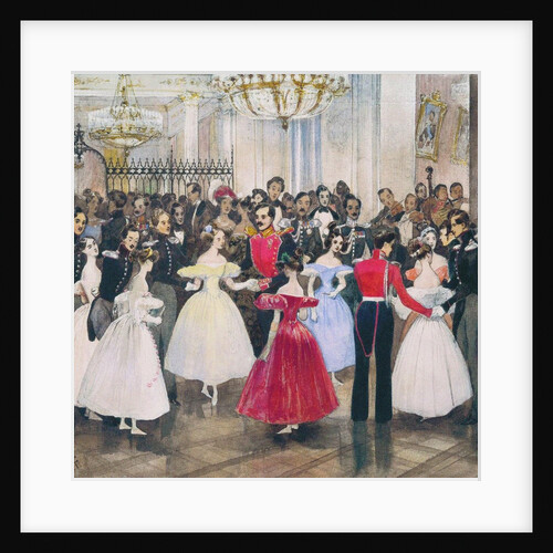 The Ball in the House of Princess Maria Baryatinskaya, 1830s by Grigori Grigorievich Gagarin