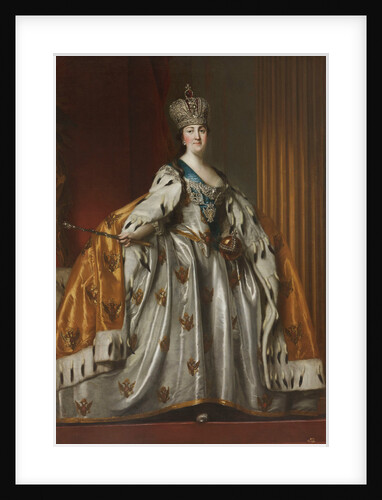 Portrait of Empress Catherine II in Her Coronation Robes, after 1762 by Vigilius Erichsen