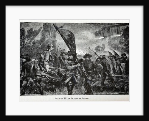 Charles XII of Sweden in Battle, 1882 by Anonymous