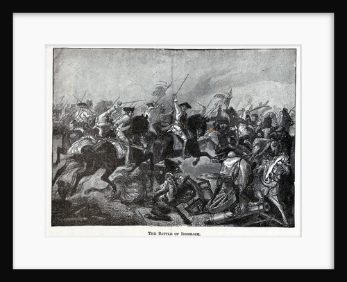 The Battle of Rossbach, 1882 by Anonymous