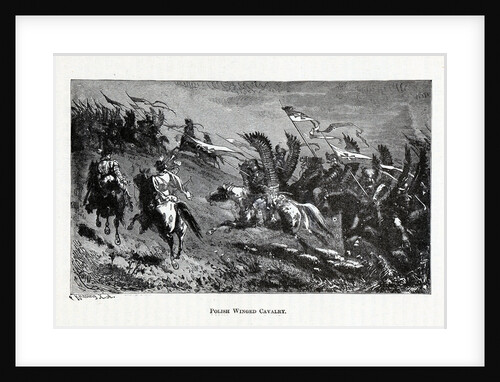 Polish Winged Cavalry, 1882 by Theodor Knesing