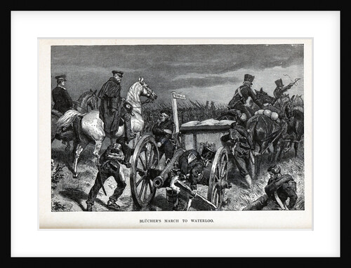 Blüchers Marsh to Waterloo, 1882 by Anonymous