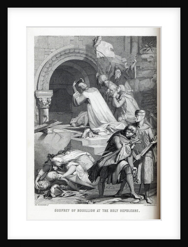 Godfrey of Bouillon at the Holy Sepulchre, 1882 by Jacob Friedrich Deininger