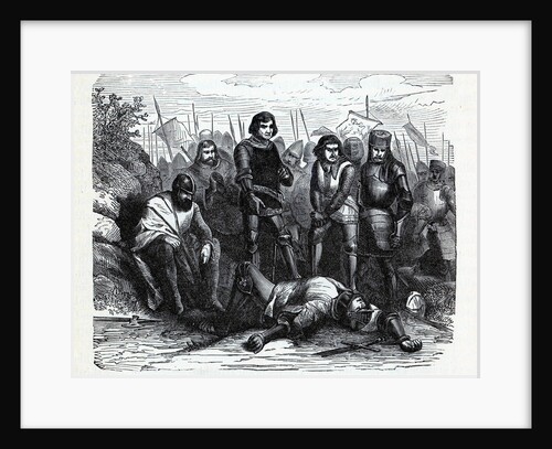 John the Fearless Stabbed, 1882 by Anonymous