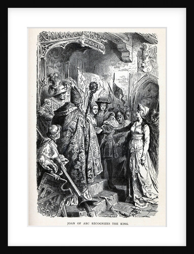 Joan of Arc Recognizes the King, 1882 by Anonymous