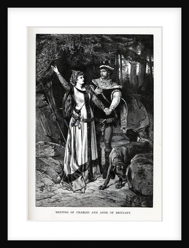 Meeting of Charles and Anne of Brittany, 1882 by Richard Brend'amour
