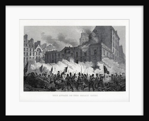 The Attack on the Palace Royal, 1882 by Anonymous