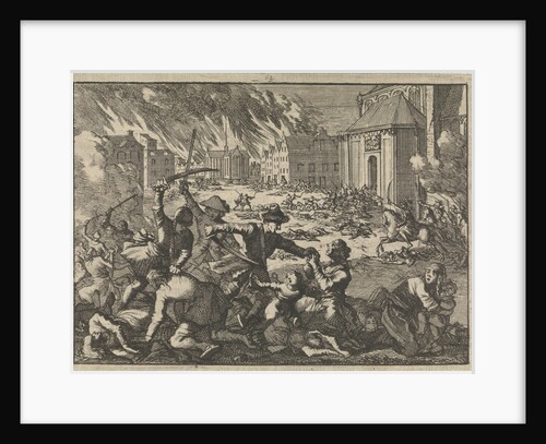 Sack of Magdeburg, 1698 by Pieter van der Aa