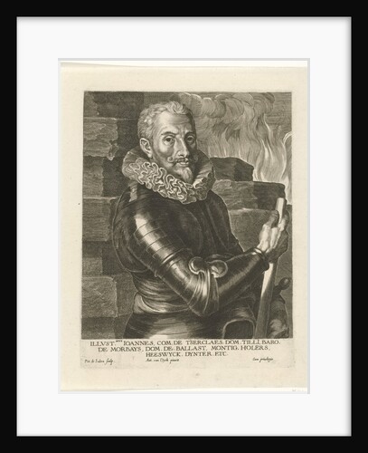 Portrait of Johann Tserclaes, Count of Tilly by Pieter de Jode I