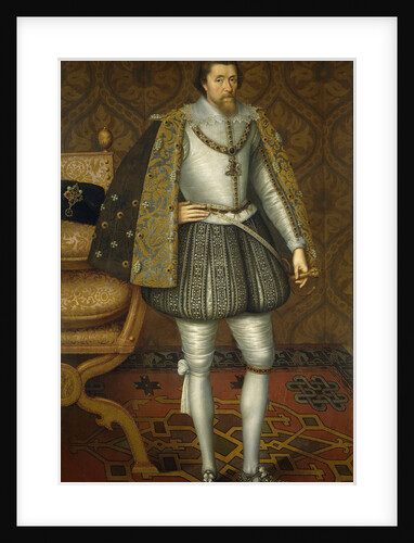 Portrait of King James I of England, c. 1605 by John De Critz the Elder