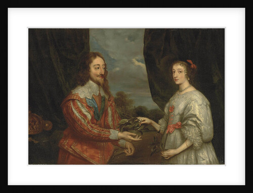 Double portrait of King Charles I and Queen Henrietta Maria by Sir Anthony van Dyck