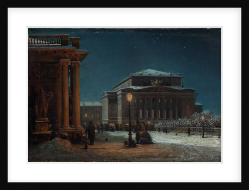 The Alexandrinsky Theatre in Saint Petersburg, 1870s by Pyotr Petrovich Vereshchagin