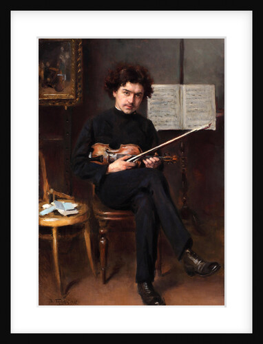 Portrait of the violinist and composer Jan Kubelik, 1908 by Vladimir Yegorovich Makovsky