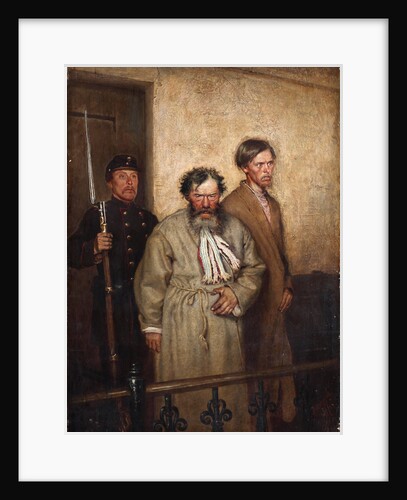 In a Courtroom, 1877 by Alexander Nikanorovich Novoskoltsev