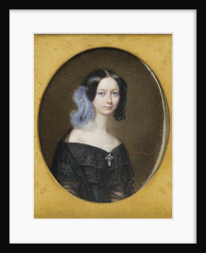 Duchess Helene of Mecklenburg-Schwerin, later Duchess of Orléans, ca 1835 by François Meuret