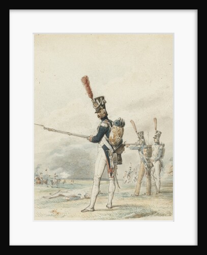 Infantry of the Jeune Garde in 1812 by Eugène Louis Lami
