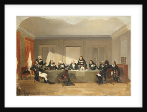 The war council at Courtrai on June 26, 1792 by Anonymous