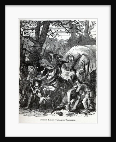 Norman Barons Waylaying Travelers, 1882 by Anonymous