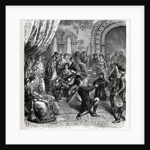 Minstrels and Jugglers at Court, 1882 by Anonymous