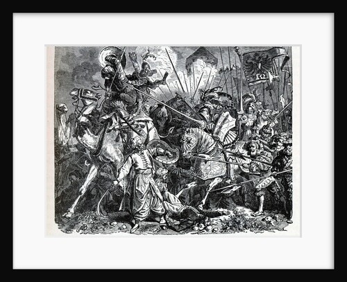Crusaders in Battle, 1882 by Anonymous