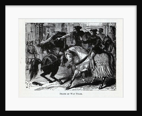Death of Wat Tyler, 1882 by Anonymous