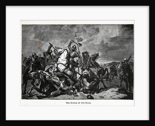 The Battle of the Spurs, 1882 by Anonymous