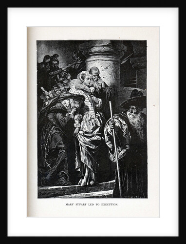 Mary Stuart led to execution, 1882 by Gyula Benczúr