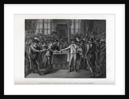 Cromwell dissolving the Long Parliament, 1882 by Anonymous