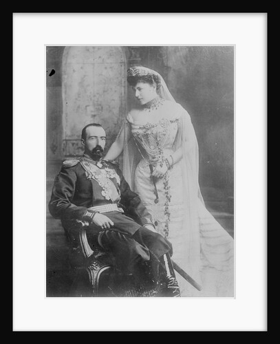 Grand Duke Michael Mikhailovich of Russia and his wife Countess Sophie de Torby, 1902 by James Lafayette