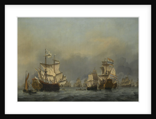 The Four Days Battle, c. 1670 by Willem van de Velde the Younger