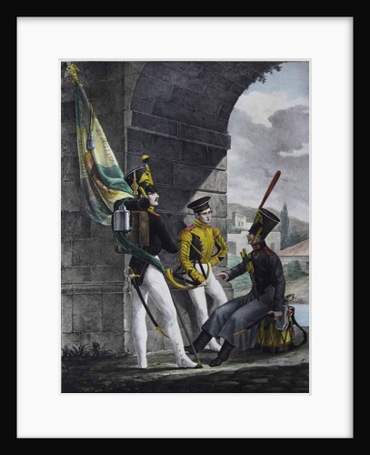 Podpraporshchik, Drummer and Hornist of the Finliandsky Guard Regiment, 1829 by Lev Alexandrovich Belousov