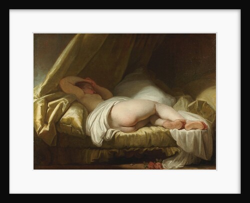 Young girl sleeping, Between 1758 and 1761 by Jean Honoré Fragonard