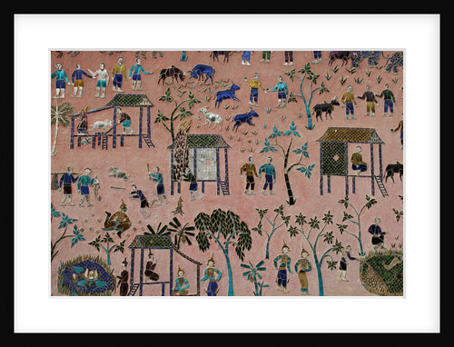 Glass Mosaics in the Wat Xieng Thong, Luang Prabang, Laos, 1950s by Anonymous master