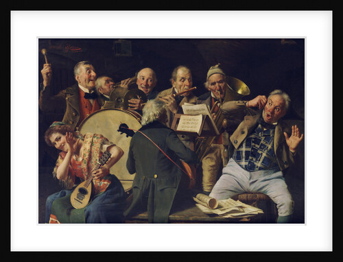 An orchestra rehearsal, c. 1920 by Pompeo Massani