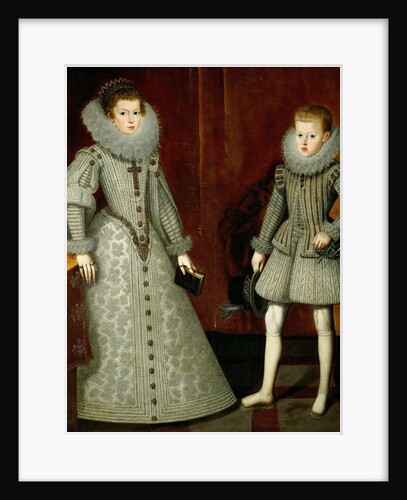 The Infante Philip, later King Philip IV of Spain and his sister Anne of Austria (1601-1 by Bartolomé González y Serrano