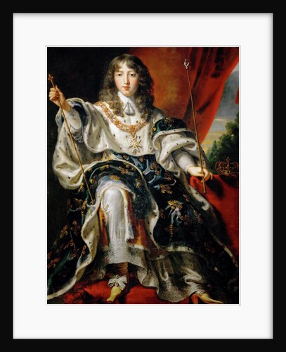 Louis XIV, King of France in his Coronation Robes by Justus van Egmont