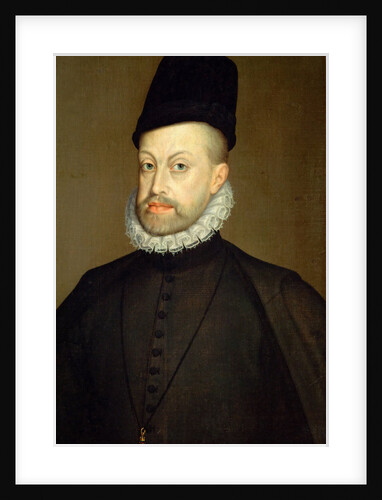 Portrait of Philip II, King of Spain and Portugal, 1568 by Alonso Sánchez Coello
