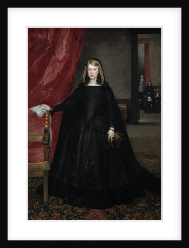 Portrait of the Infanta Margaret Theresa, ca. 1665-1667 by Juan Bautista Martínez del Mazo