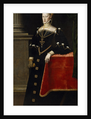 Portrait of Archduchess Maria of Austria, Holy Roman Empress, 1551 by Antonis Mor