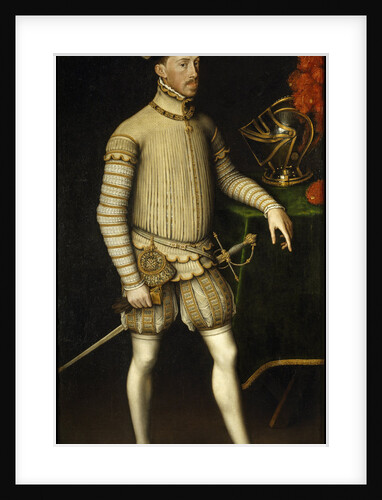 Portrait of Holy Roman Emperor Maximilian II of Austria, 1550 by Antonis Mor