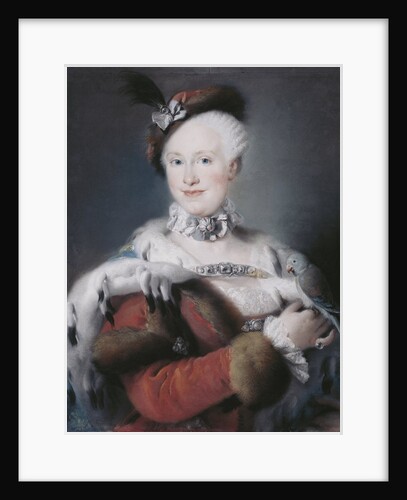 Portrait of Infanta Maria Luisa of Spain, Holy Roman Empress, 1763 by Lorenzo Baldissera Tiepolo