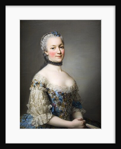 Portrait of Katarzyna Mniszech, née Zamoyska, 1753 by Alexander Roslin