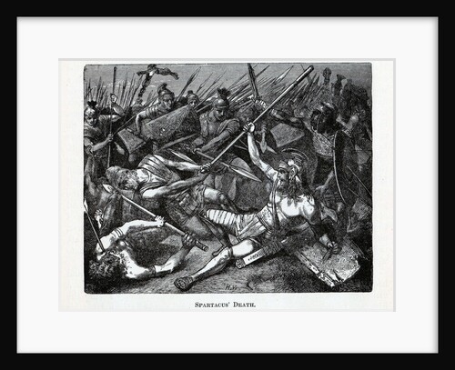 Spartacus Death, 1882 by Anonymous