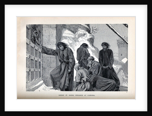 Henry IV Doing Penance at Canossa, 1882 by Anonymous