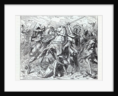 Rudolf of Swabia Mortally Wounded, 1882 by Anonymous