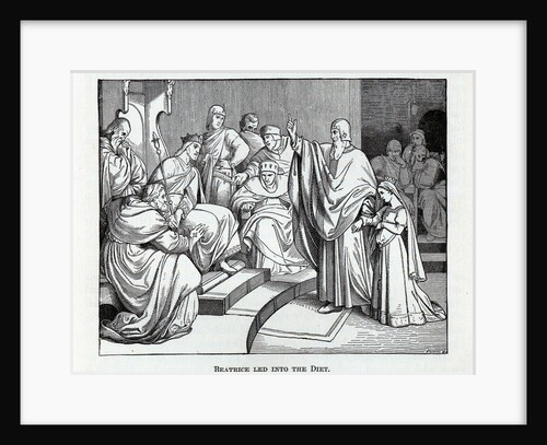 Beatrice led into the Diet, 1882 by Kaspar Oertel