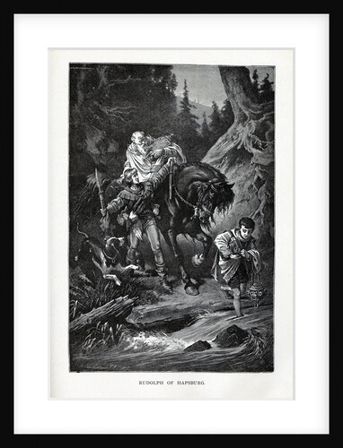 Rudolph of Habsburg and the Priest, 1882 by Richard Brend'amour
